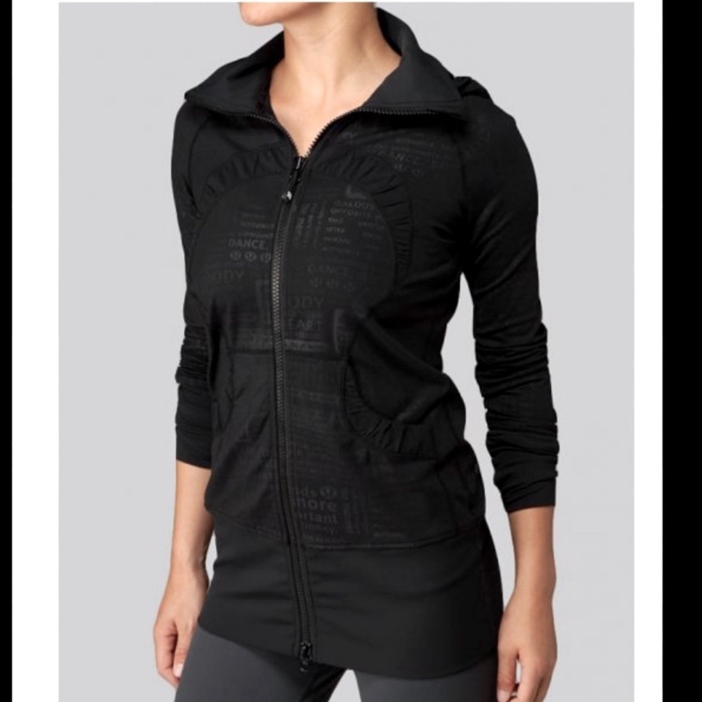 Lululemon Athletica Gather Together Jacket in black